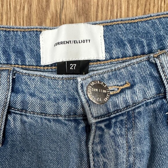 The Current/Elliott Fling Boyfriend Jeans in Bound color, size 27 - Picture 4 of 8